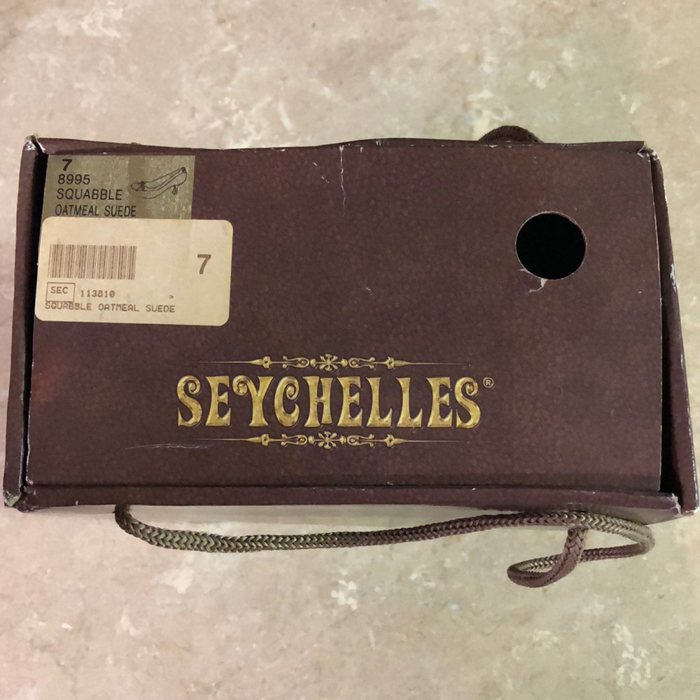 Seychelles Squabble Oatmeal Suede sz:7 - Picture 7 of 8